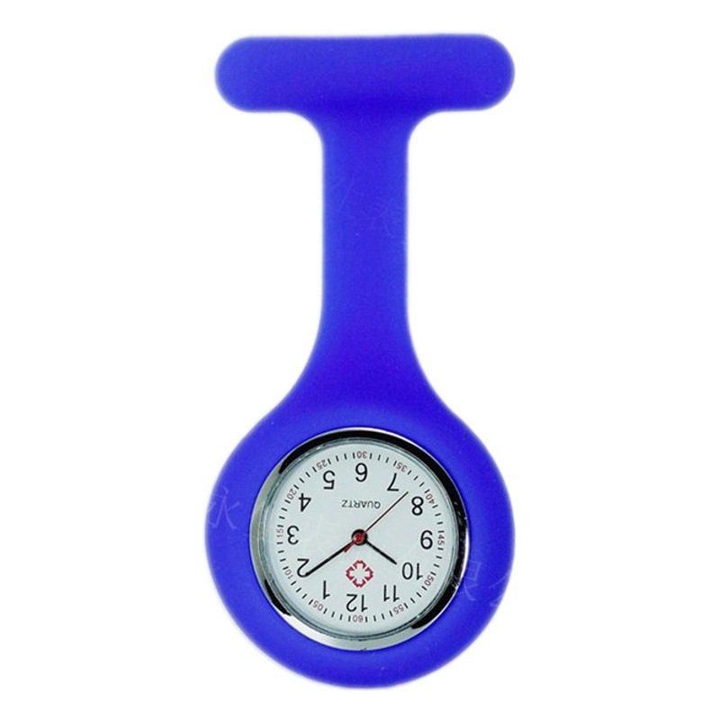 Foreign trade silicone nurse watch pin hanging watch student pocket watch manufacturers can set logo gift watch