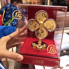 開店祝い 純金ギフト 風水卓上装飾品 工芸品 風車装飾品 企業