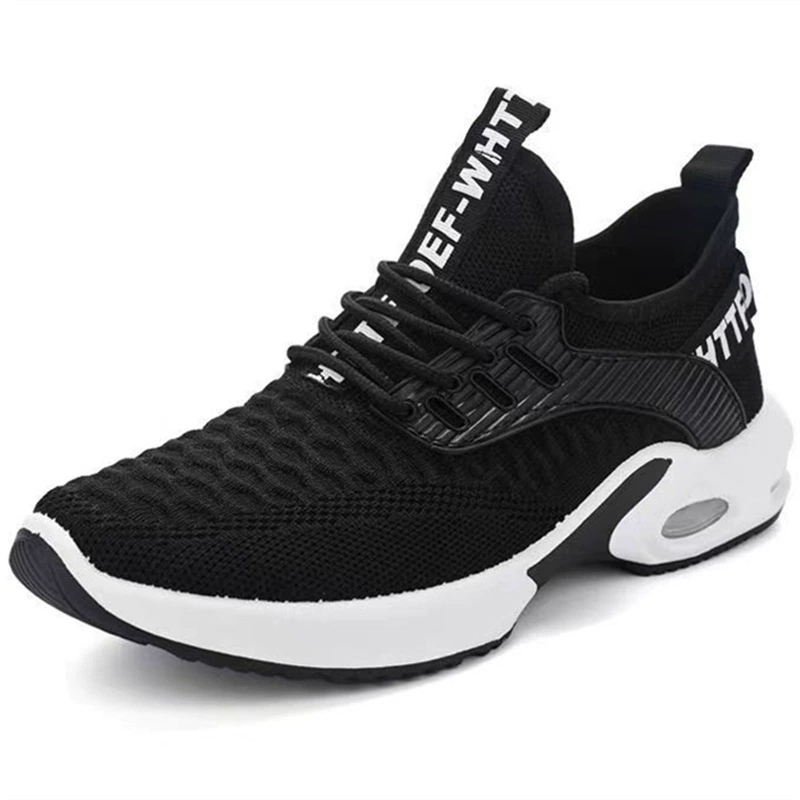 Модные универсальные повседневные кроссовки, мужские трансграничные внешние продажи оптом, модные летающие тканые сетчатые дышащие кроссовки в Корейском стиле