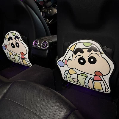 Car Leather Seat Back Anti-Fouling – Chair back anti-kick pad - pajamas-shin-chan-2-pictures