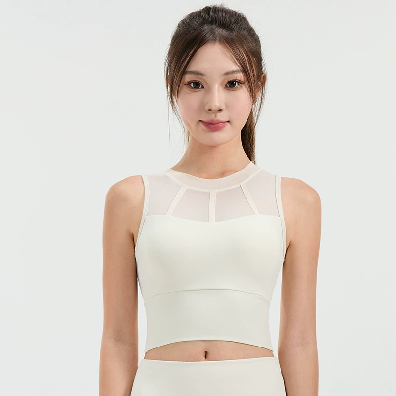 Сетчатая пряжа, сшитое спортивное нижнее белье, женская ударопрочная бег