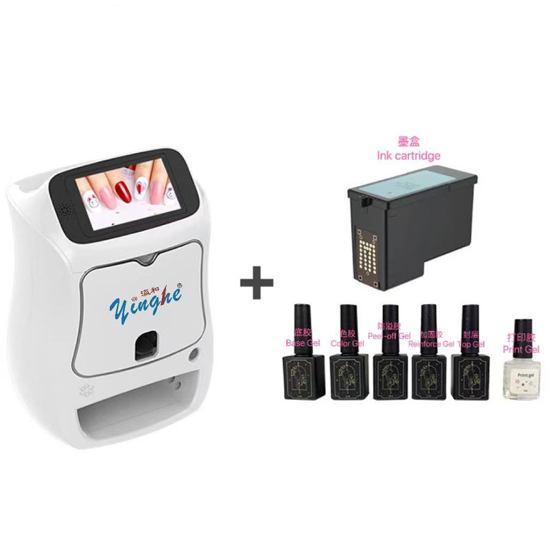 Impresora portátil todo en uno de secado y pintura de uñas totalmente automática, producto popular transfronterizo, con velocidad de 8 segundos para manicura