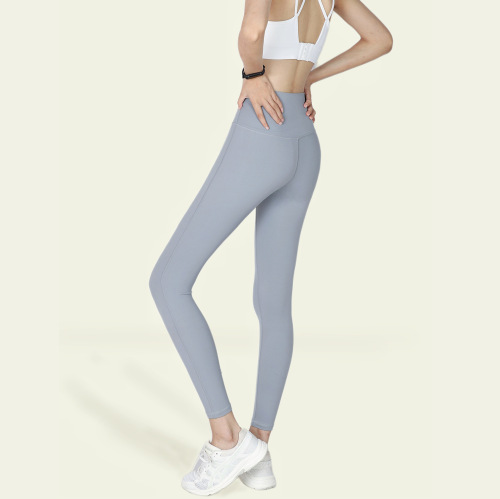 Cloud Texture Noodles Yoga Pants Bare-Fit High-Waist Fitness Tight Running Yoga Pants Breathable High-Elasticity
