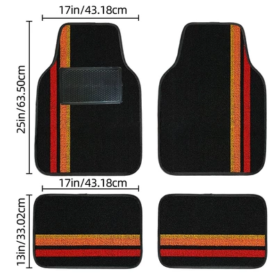 Universal Foot Pad Mats, Non-Slip, Dirt-Resistant, All-Weather Car - style-seven-universal-foot-pads