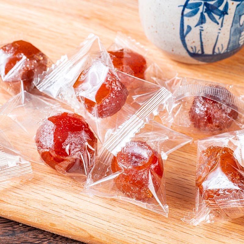 Wholesale Bursting Hawthorn Filled Hawthorn with Independent Packaging 105g Preserved Fruit Children's Snack Bursting Filled Hawthorn Balls
