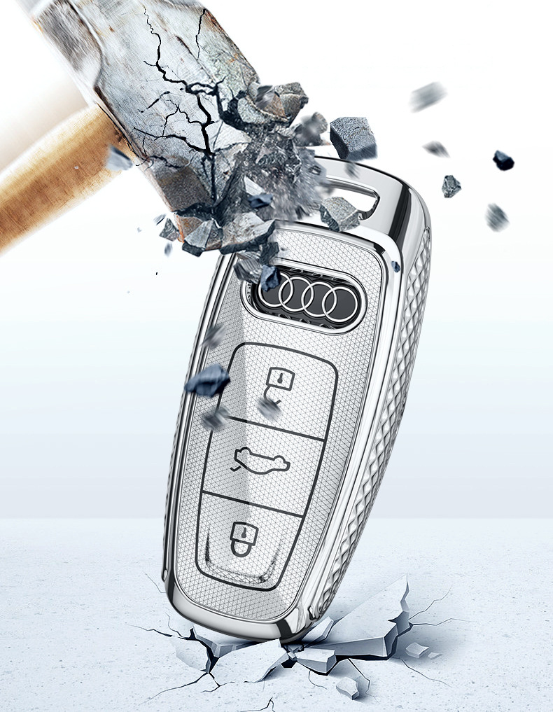 For Audi A6L Key Case A4L Car Key Shell a7 a8 q7 q8 a5 q3 a3