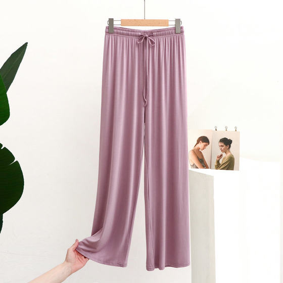Modal Bit Cotton Wide Leg Pants Spring/Summer 2022 New Loose Dagging Pants Casual Pants Outer Wear Home Pants