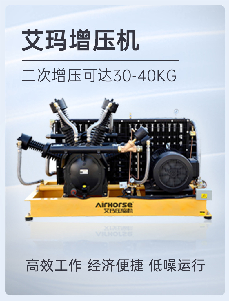 PET high-pressure blow molding air compressor 15KW/30Mpa booster compressor piston type air compressor