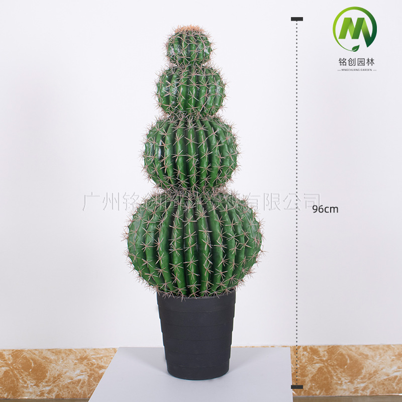 Decoración de paisajismo de plantas falsas en el desierto tropical image 35