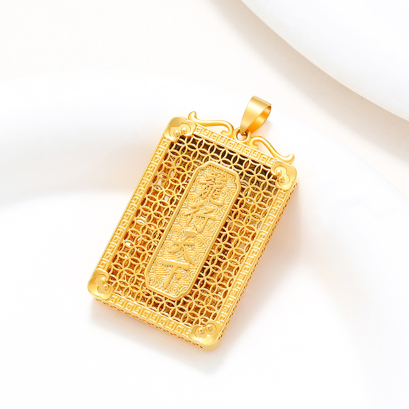 Xuping aleación de cobre dorada colgante de marca de dragón de oro colgante de oro colgante de hombre