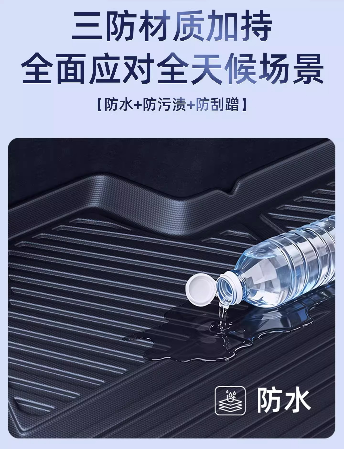 Suitable for the 2025 Ideal I6 Model, Tpe Trunk Mat, Car Accessories, Modified Trunk Mat, Decorative Foot Mat
