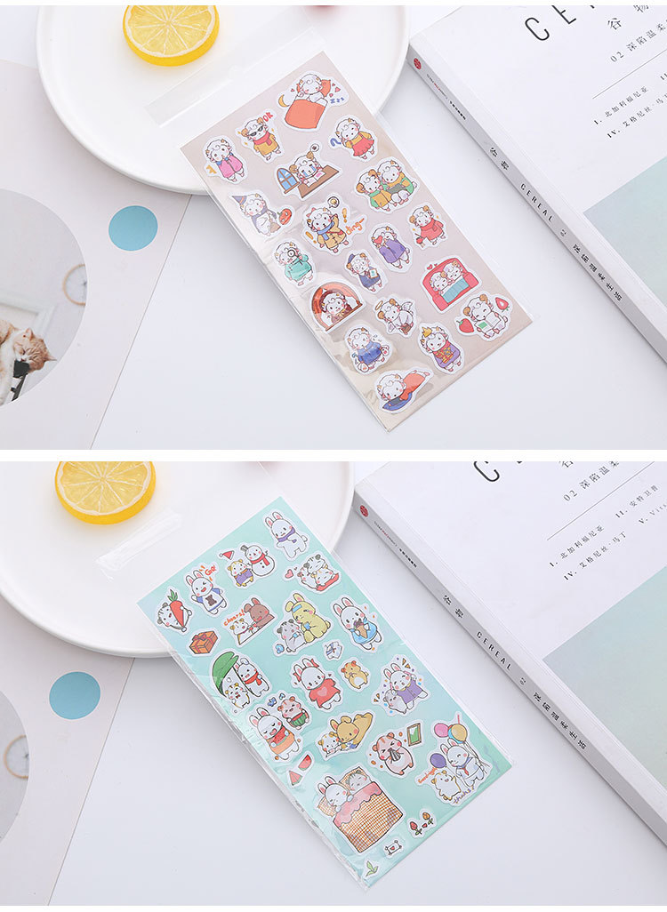 Cartoon Children's Self-adhesive Reward Stickers Three-dimensional Bubble Stickers display picture 5