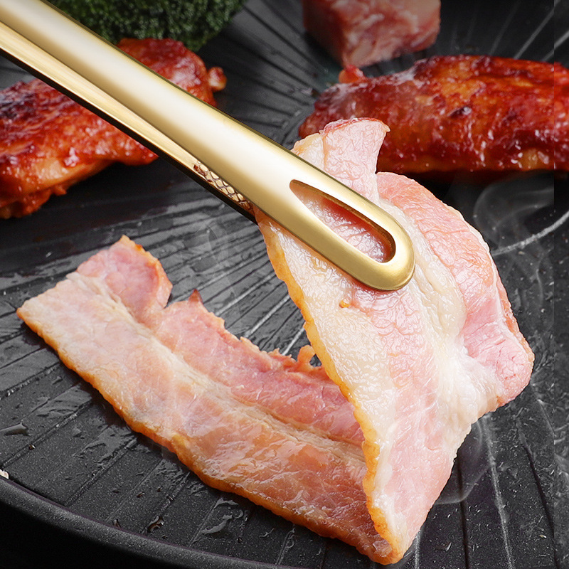 304ステンレス韓国式バーベキュークリップ延長ステーキクリップバイキング焼肉クリップレストランキッチン料理はさみ|undefined