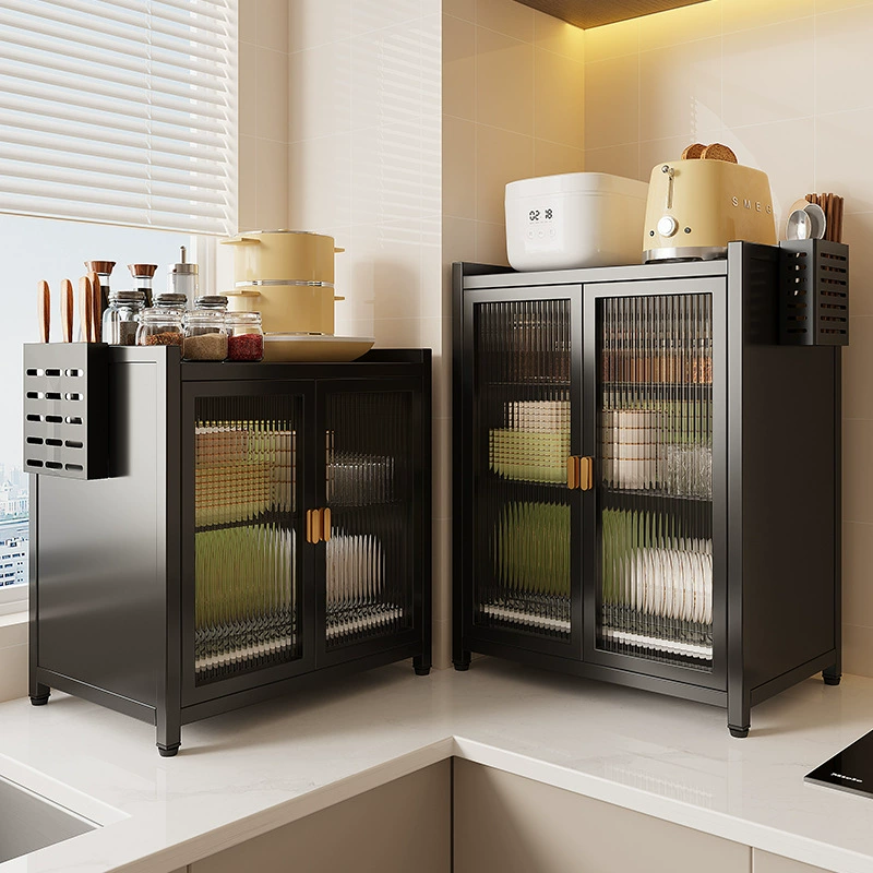 Гарнитур небольшой бытовой кухонный шкаф столешница из углеродистой стали многофункциональная миска для посуды палочки держатель для ножа шкаф для хранения