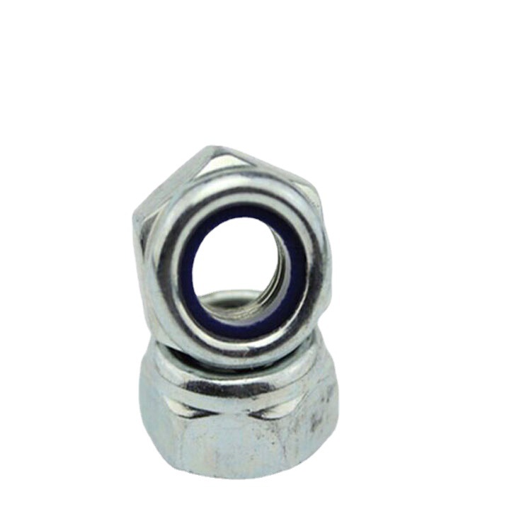 316L|304不锈钢尼龙锁紧螺母DIN985反牙防滑防松自锁螺母