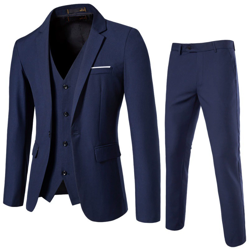 Set, classic suit jacket, (Cross-border trading), 3 piece set