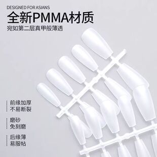 Non-grinding and Non-marking Ultra-thin Nail Nail Nail Patch Fake Nail Patch Code-dividing Full-size Wear Nail Special Full-frosted Nail Nail