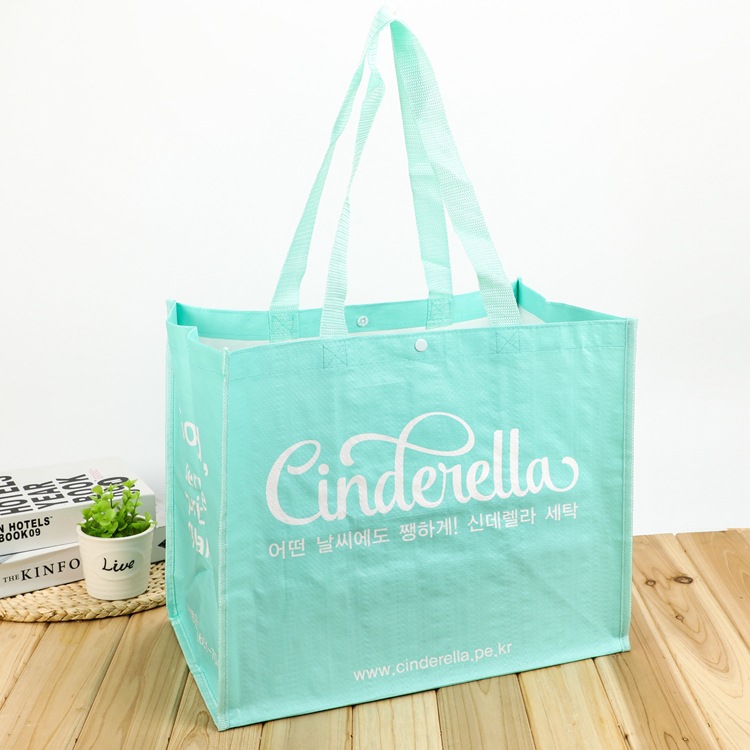 供应手提编织袋彩色印刷logo覆膜编织袋购物袋礼品袋批发