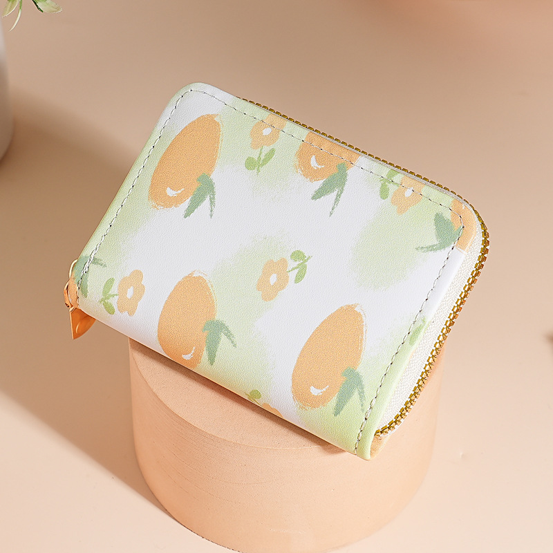 Nuevo estilo fresco de las mujeres de dibujos animados lindo órgano titular de la tarjeta estudiante ultrafino monedero titular de la tarjeta de crédito titular de la licencia de conducir