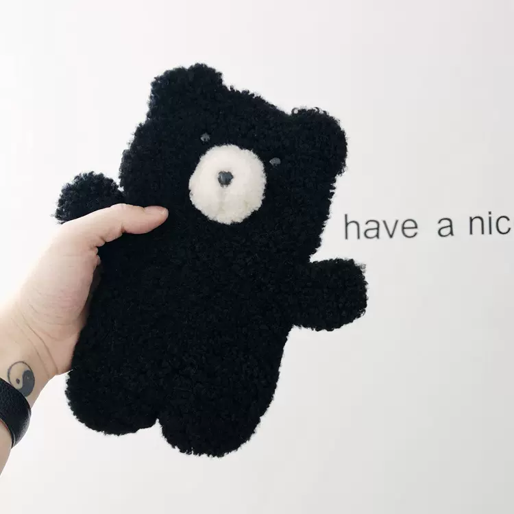 【饼干熊】小包手机包女士钱包迷你斜挎休闲零钱包女新款毛绒包包