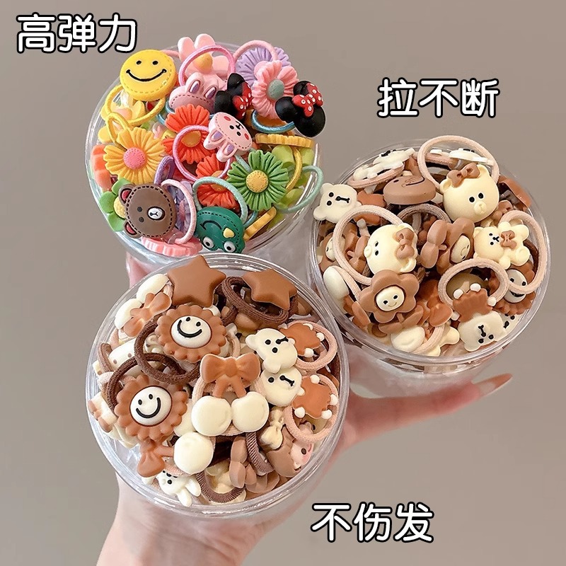 Pequeño cabello de niñas no dañando banda de goma de cabello de niñas cabello de niñas banda de goma de cabello de bebé cabello de cabello de bebé