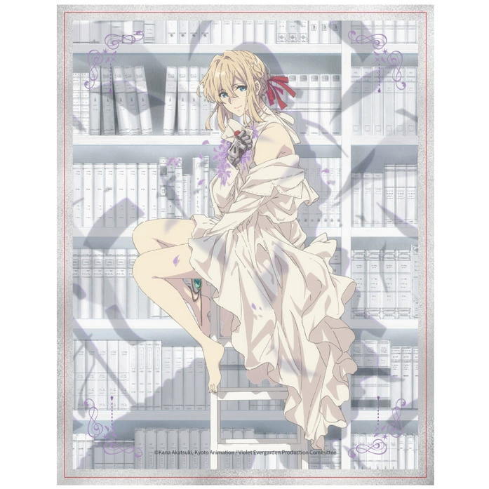 [Flash] Галактика Анимация Violet Evergarden сломанный цветок серия лазерный билет карточка-подборная коробка подвеска