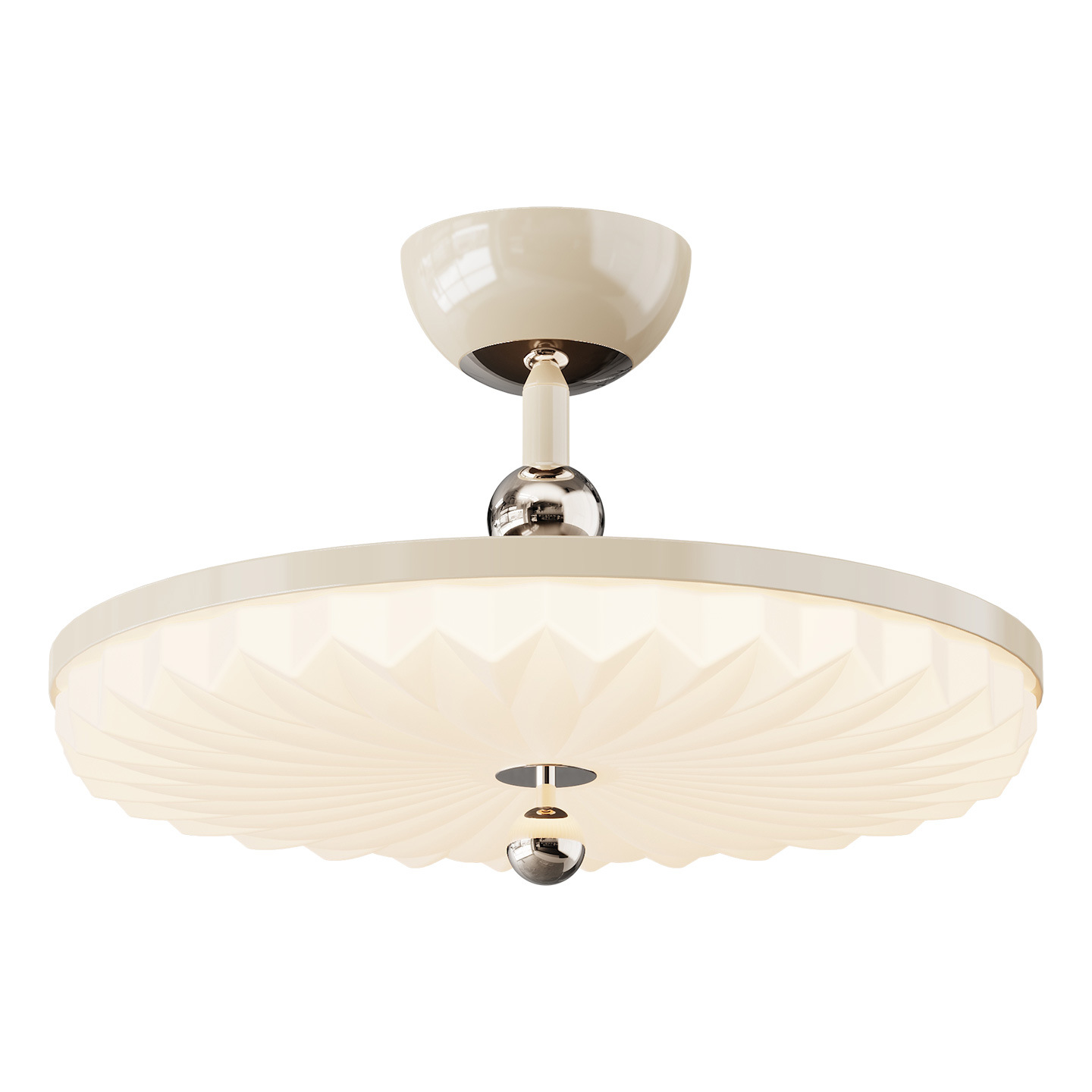 Lámpara de techo de dormitorio francesa simple retro crema viento ambiente cálido habitación creativa protección de los ojos lámpara de montaña 412L