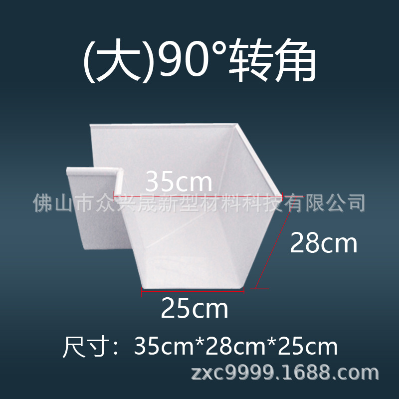 Large 90 ° rotation angle