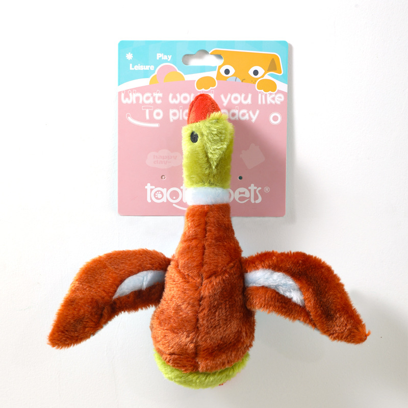 Hawo nueva bolsa de terciopelo coreano sonido felpa juguete para mascotas silbato sonido incorporado suministros de juguete para perros