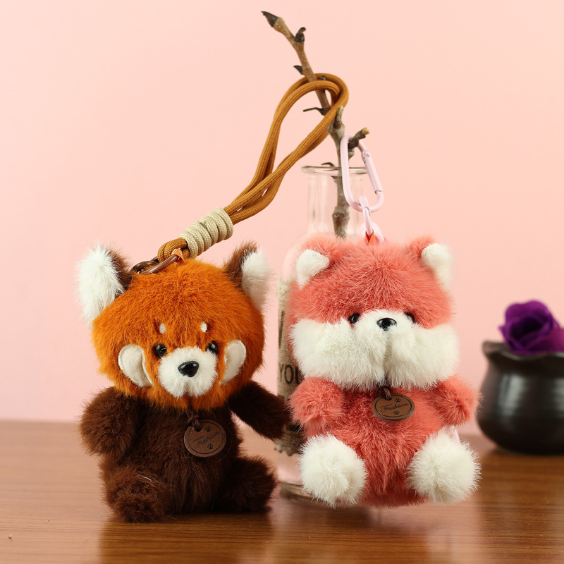 Nueva serie de muñecas de peluche panda muñecas de peluche colgante lindo muñeca de animales almohada muñeca de regalo