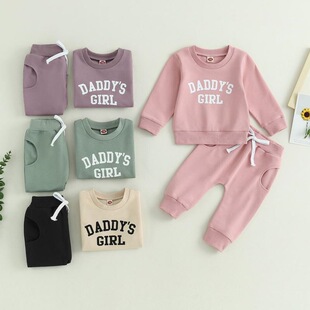Z 37132 Kids' Letter Print Outfit ͯ�b���b �W���羳���R
