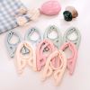 Handheld foldable plastic universal hanger for traveling for elementary school students, children's drying rack