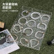 Jewelry Storage Box Bracelet Bracelet String Display Tray Deck Large Capacity Earrings Necklace Transparent Plastic Storage Box