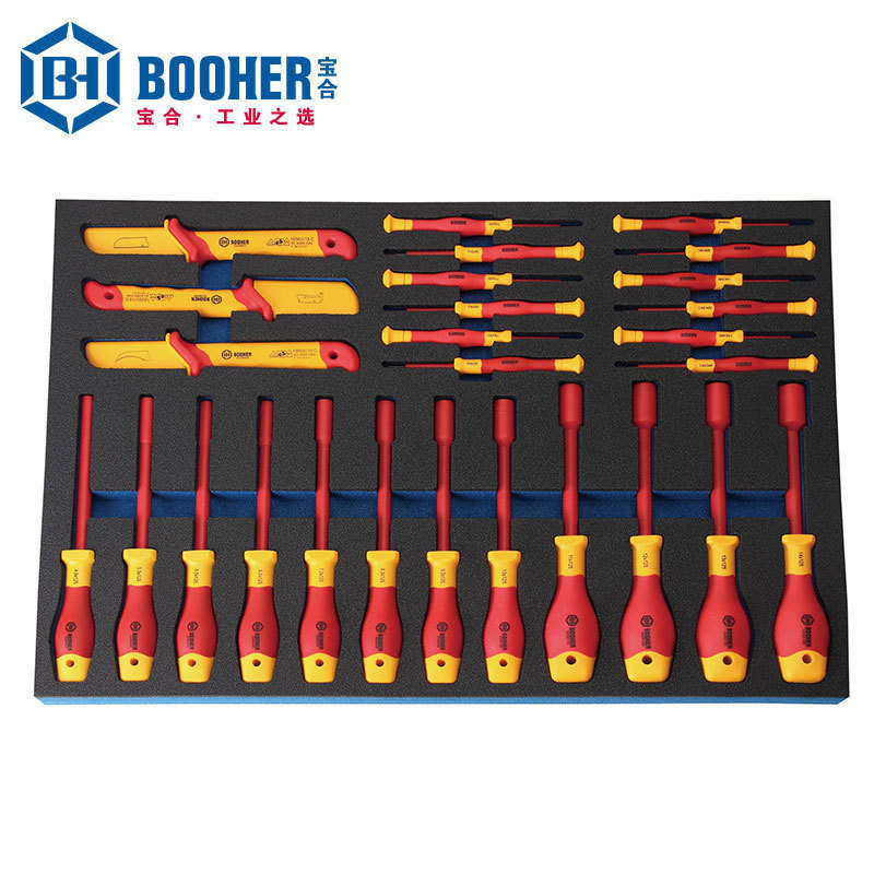 Booher宝合0200602 27件VDE绝缘维修组套绝缘套装家用组合