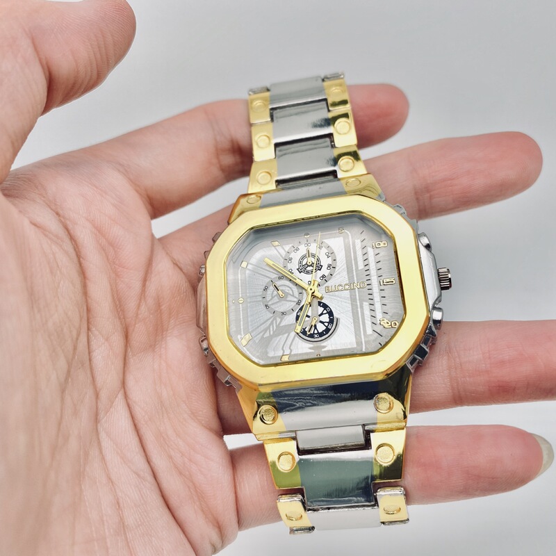 Foreign trade new men's watch steel band business watch men's fashion watch high-end boys quartz watch manufacturers spot