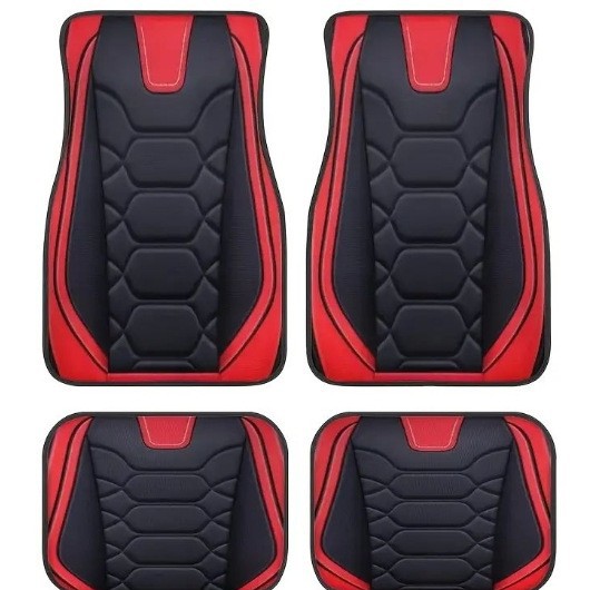 TEMU retro estilo nórdico alfombra de pie de coche alfombra de cuatro piezas tapete resistente a las manchas almohadilla de pie Amazon TEMU al por mayor