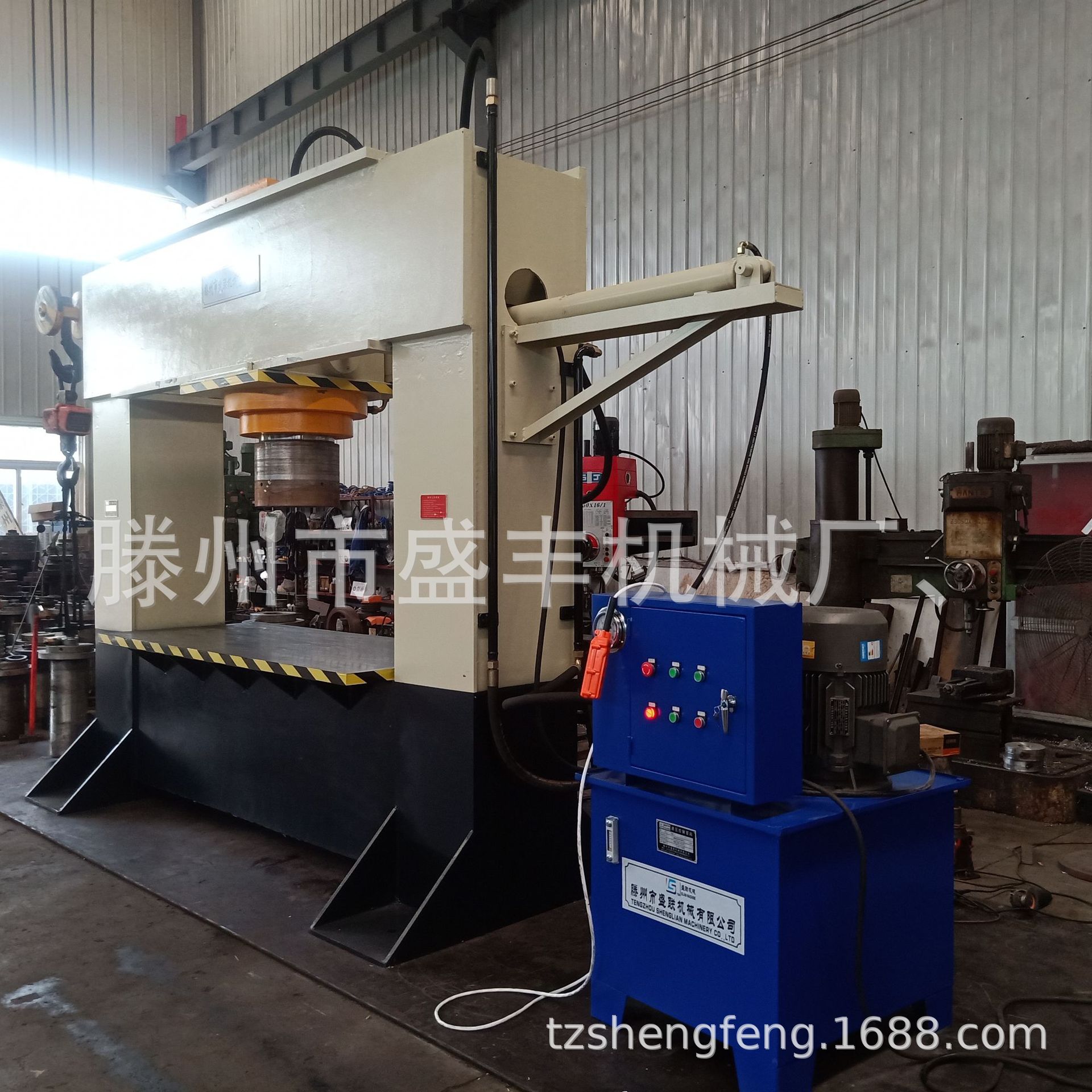 滕州盛丰供应可移动缸校平机 压平机 315吨龙门液压机