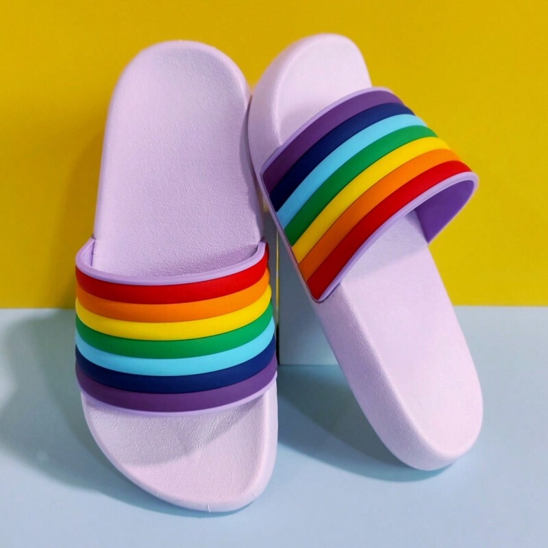 Children's slippers cute cartoon pony children's boys and girls baby soft outdoor slippers