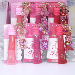 ML-24A钥匙扣滋润唇彩LUCKY MODEL软管LIPGLOSS新款化妆品批发