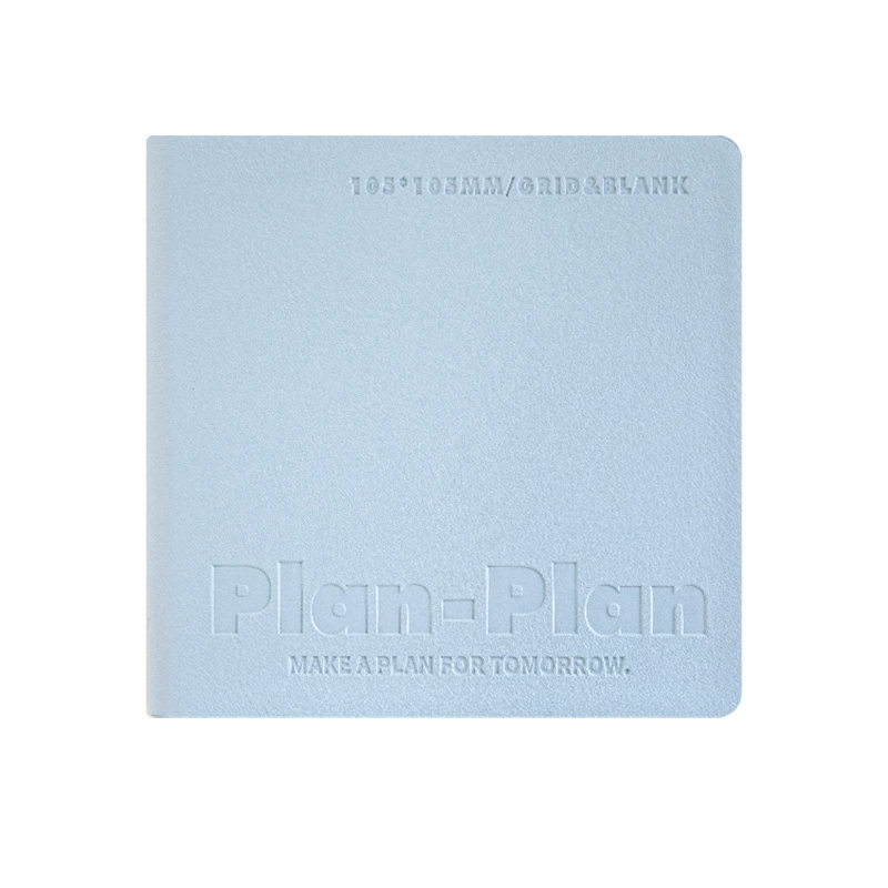 Notebook (Planwith Cube) — Square PU Waterproof Cover, Portable, 100 g/m² Paper