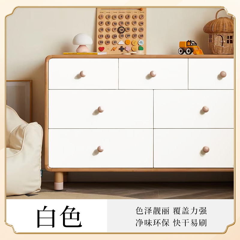 Pintura de madera acuosa negra renovación de muebles antiguos auto-brillado pintura de cambio de color blanco impermeable verde barniz transparente pintura de madera