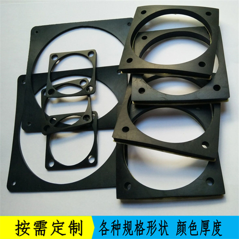 立式散热风扇减振软垫自粘硅胶垫片防水密封圈耐磨防损橡胶防撞条