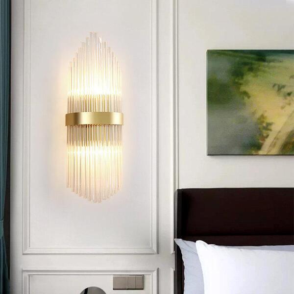Modern and minimalistic sconce for corridor