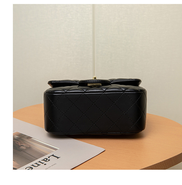 Sac Messenger 2023 été nouveau sac à chaîne en cuir diamant sac à bandoulière élégant et polyvalent sac pour femmes haut de gamme_voghion.com