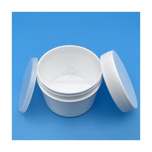200g striped screw cap thick wall cream bottle PP mud film scrub bottle scrub massage cream bottle daily chemical plastic bottle