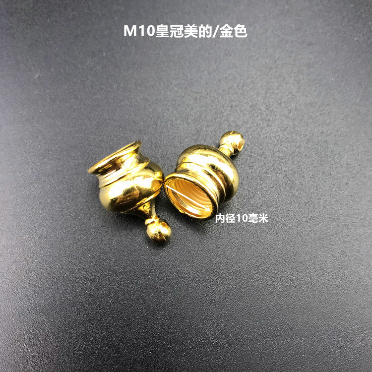 Accesorios de hardware de lámparas de cristal fijación de Tuercas decorativas de tapa plana M10 dientes internos tuercas de succión de techo de lámparas de flores corona