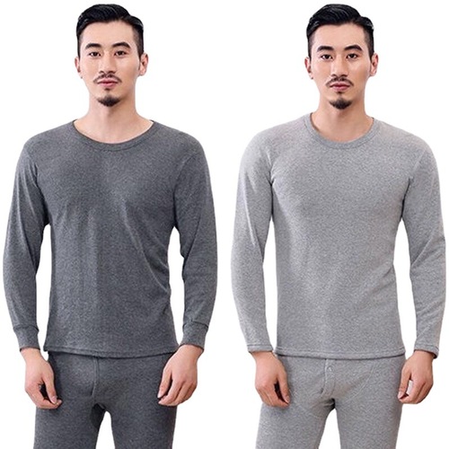 A thin, seamless warm underwear set with a one-piece midsection, available for immediate purchase.