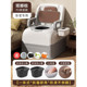 Brown-pu soft cushion + [indoor double barrel replacement] + gift