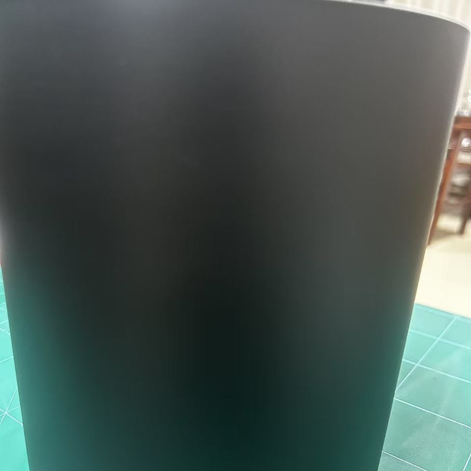 50#哑黑PET电池标 黑色PET不干胶 0.07哑黑麦拉绝缘膜  阻燃防火