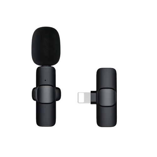 K8 one-to-two wireless microphone lavalier type mobile phone live broadcast eating video recording noise reduction lavalier microphone